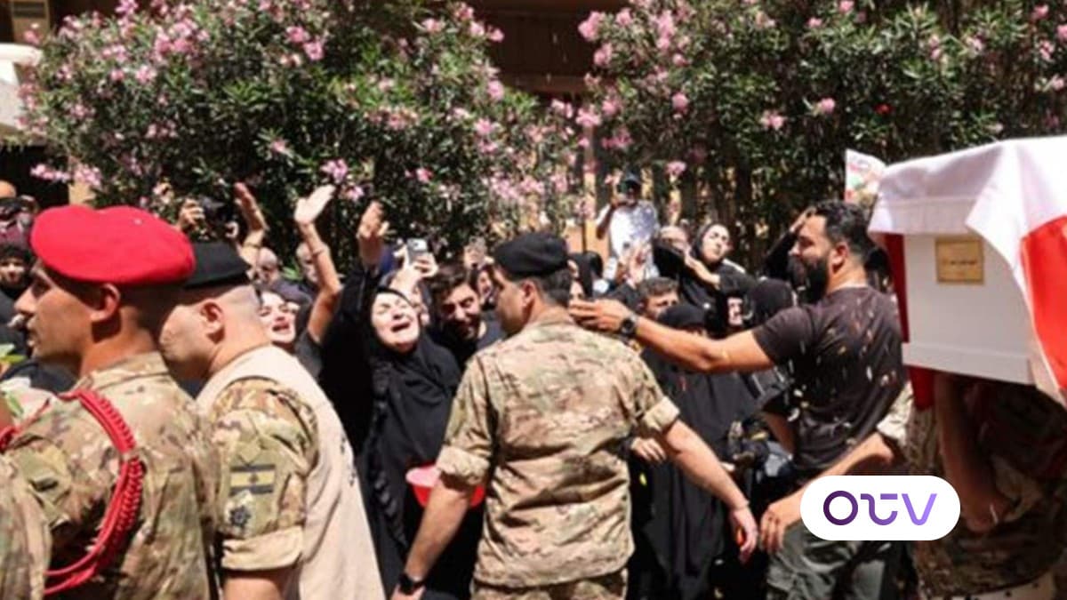 قيادة الجيش شيّعت الجندي الشهيد حسين غزال (صور)