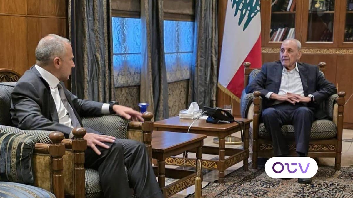 باسيل بعد لقائه بري: متوافقون على رفض الفتنة وحماية لبنان وعدم المس بالجيش