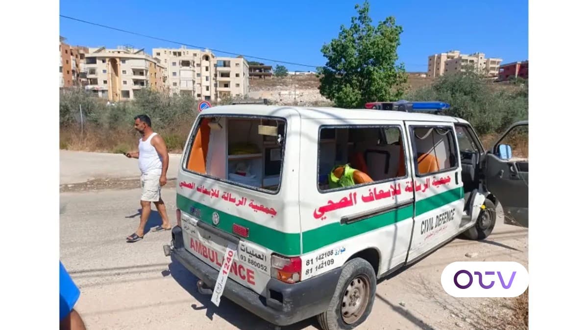 مسيّرة استهدفت فرق اسعاف اثناء نقلها اصابة