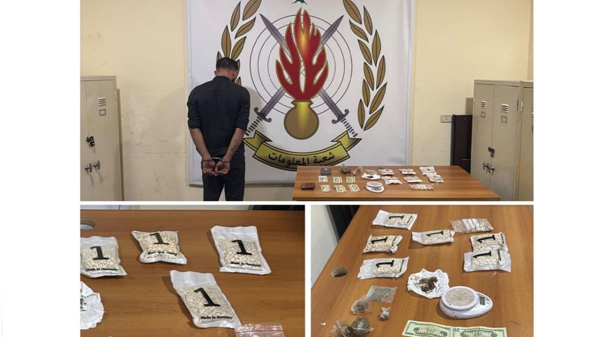 توقيف مُروّج... وضبط أكثر من 6500 حبّة كبتاغون